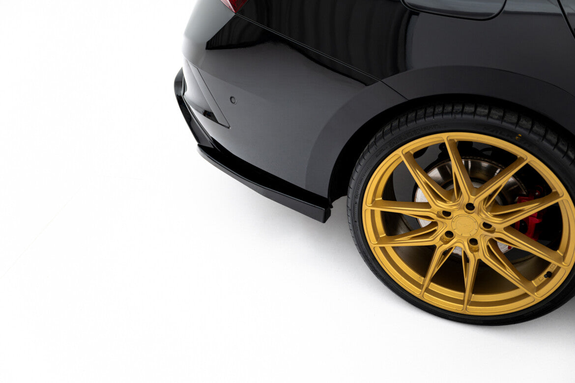 Diffusor Flaps V.4 passend für Skoda Octavia RS Liftback / Combi Mk4 FL schwarz Hochglanz