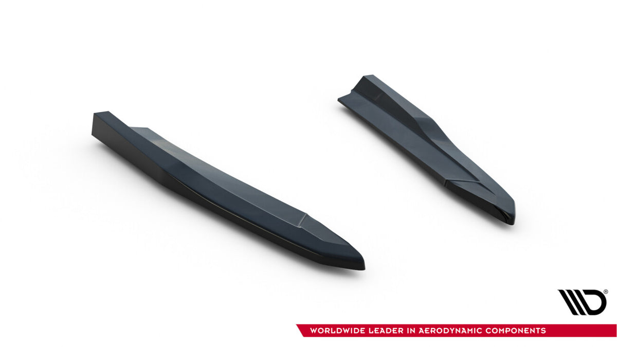 Diffusor Flaps V.4 passend für Skoda Octavia RS Liftback / Combi Mk4 FL schwarz Hochglanz