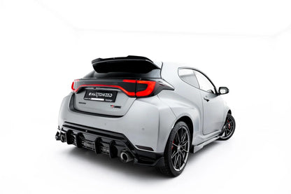 Diffusor Flaps V.4 passend für Toyota GR Yaris Mk4 Facelift schwarz Hochglanz