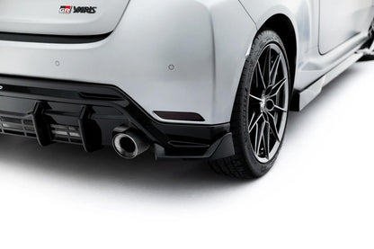 Diffusor Flaps V.4 passend für Toyota GR Yaris Mk4 Facelift schwarz Hochglanz