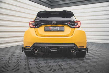 Diffusor Flaps V.4 passend für Toyota GR Yaris Mk4 schwarz Hochglanz