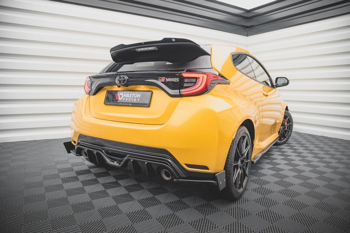 Diffusor Flaps V.4 passend für Toyota GR Yaris Mk4 schwarz Hochglanz