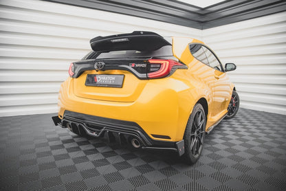 Diffusor Flaps V.4 passend für Toyota GR Yaris Mk4 schwarz Hochglanz