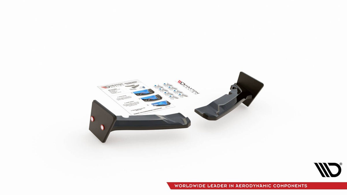 Diffusor Flaps V.4 passend für Toyota GR Yaris Mk4 schwarz Hochglanz