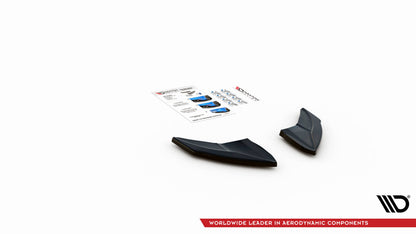 Diffusor Flaps V.4 passend für VW Golf R Mk7 schwarz Hochglanz