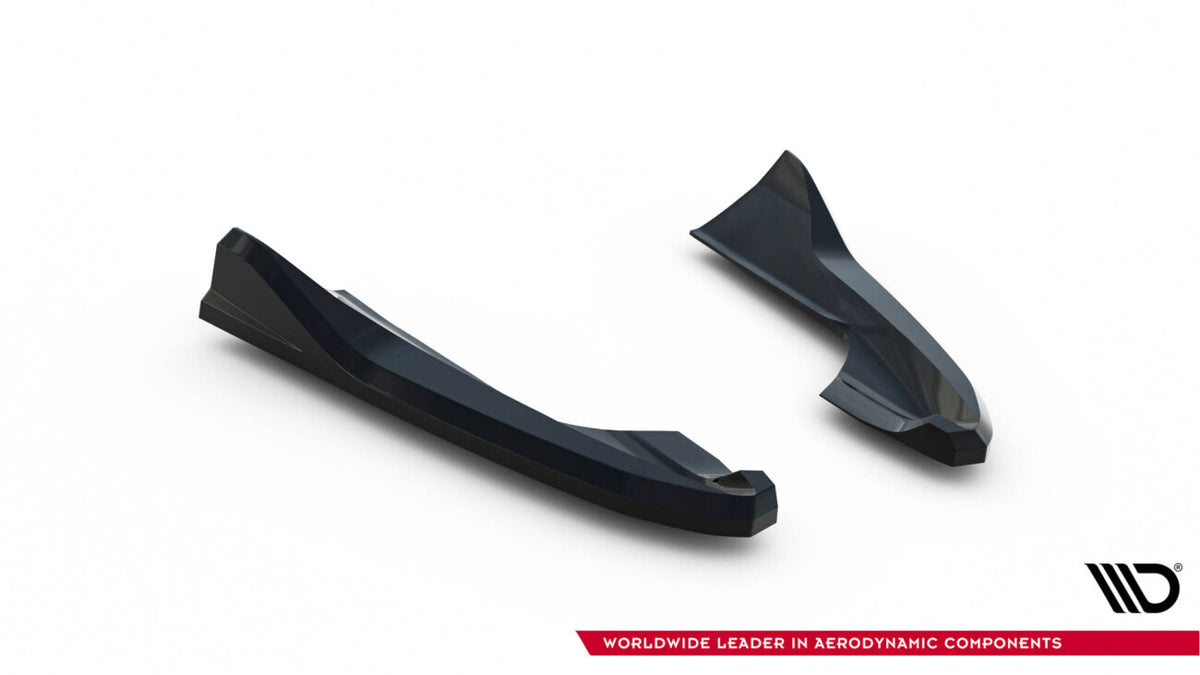 Diffusor Flaps V.5 passend für Audi RS3 Limousine 8V FL schwarz Hochglanz