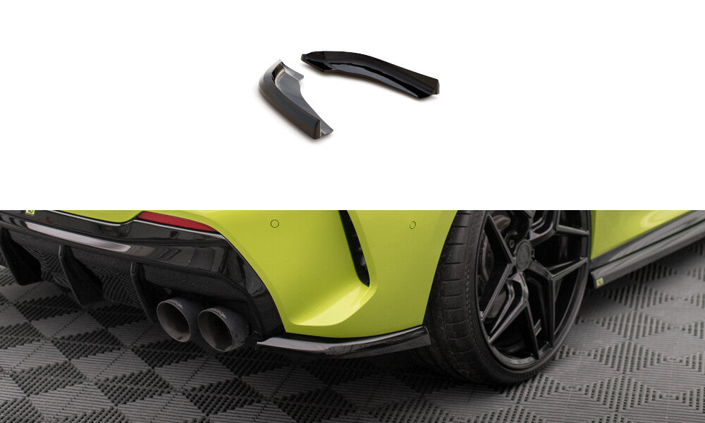 Diffusor Flaps V.5 passend für BMW 1er M-Paket / M135i / 128ti F40 schwarz Hochglanz