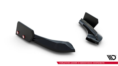 Diffusor Flaps V.5 passend für BMW 1er M-Paket / M140i F20 FL schwarz Hochglanz + Flaps matt