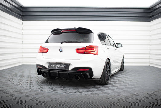 Diffusor Flaps V.5 passend für BMW 1er M-Paket / M140i F20 FL schwarz Hochglanz