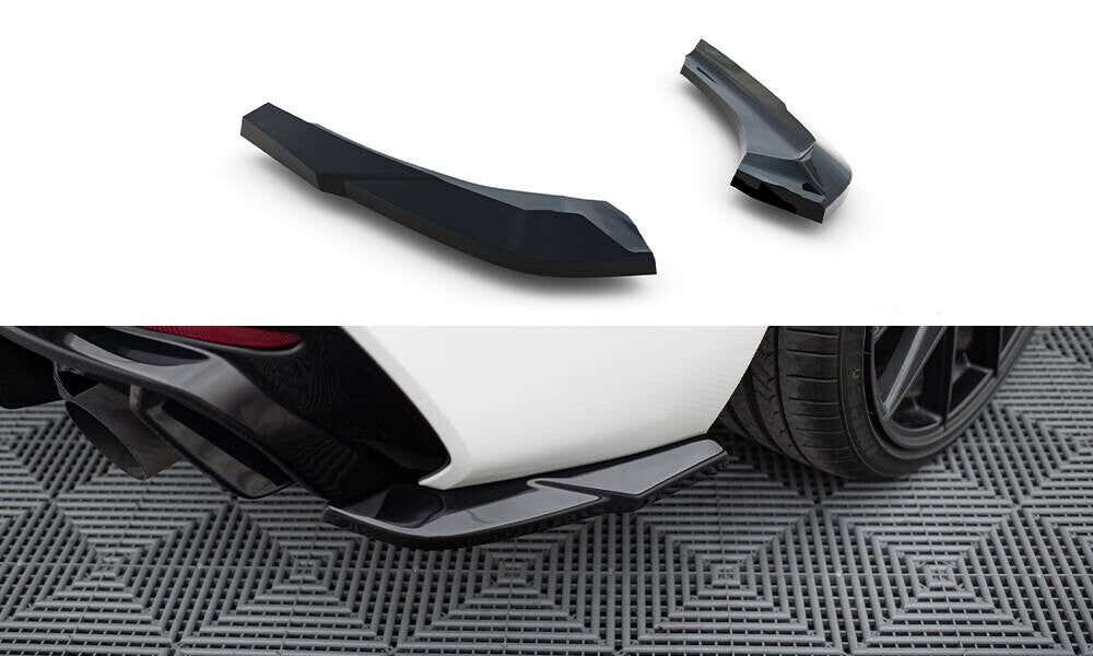 Diffusor Flaps V.5 passend für BMW 1er M-Paket / M140i F20 FL schwarz Hochglanz