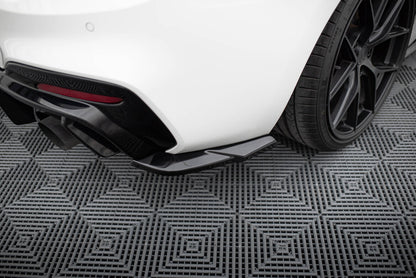 Diffusor Flaps V.5 passend für BMW 1er M-Paket / M140i F20 FL schwarz Hochglanz