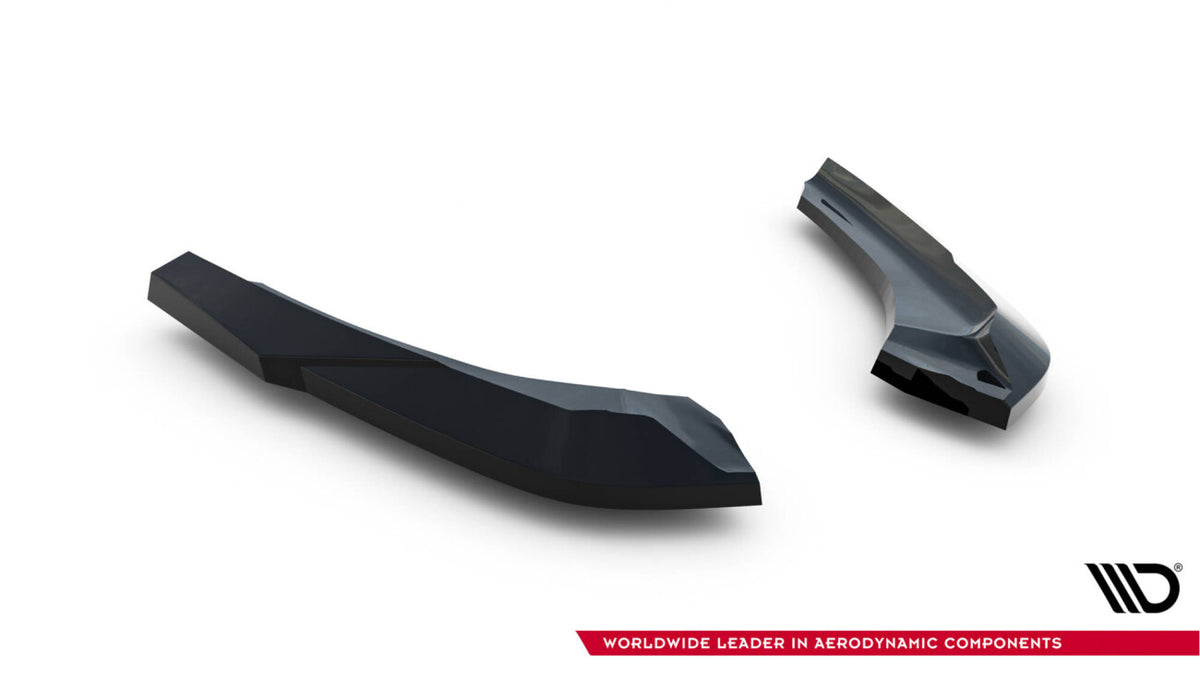 Diffusor Flaps V.5 passend für BMW 1er M-Paket / M140i F20 FL schwarz Hochglanz