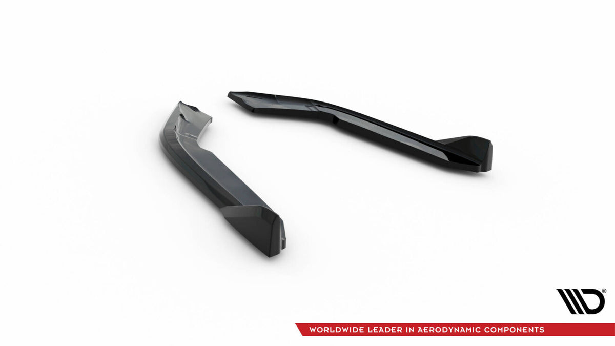 Diffusor Flaps V.5 passend für BMW 4er Coupe M-Paket F32 schwarz Hochglanz
