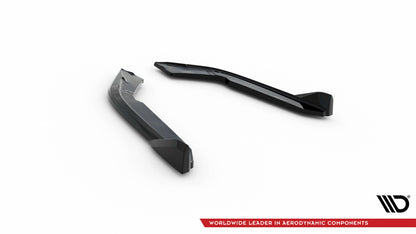 Diffusor Flaps V.5 passend für BMW 4er Coupe M-Paket F32 schwarz Hochglanz