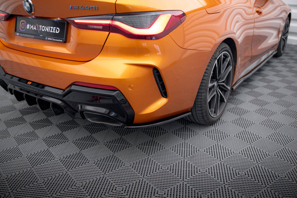 Diffusor Flaps V.5 passend für BMW 4er M440i G22 / G23 / G22 FL / G23 FL schwarz Hochglanz