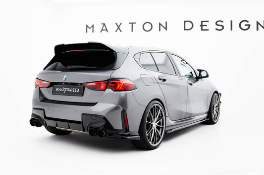 Diffusor Flaps V.5 passend für BMW M135i F70 schwarz Hochglanz