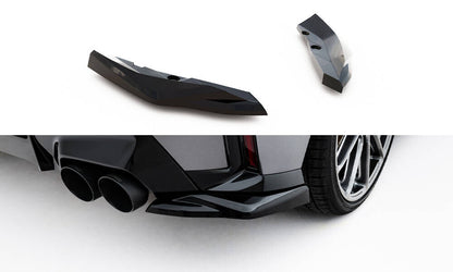 Diffusor Flaps V.5 passend für BMW M135i F70 schwarz Hochglanz