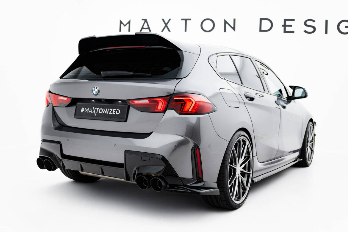 Diffusor Flaps V.5 passend für BMW M135i F70 schwarz Hochglanz