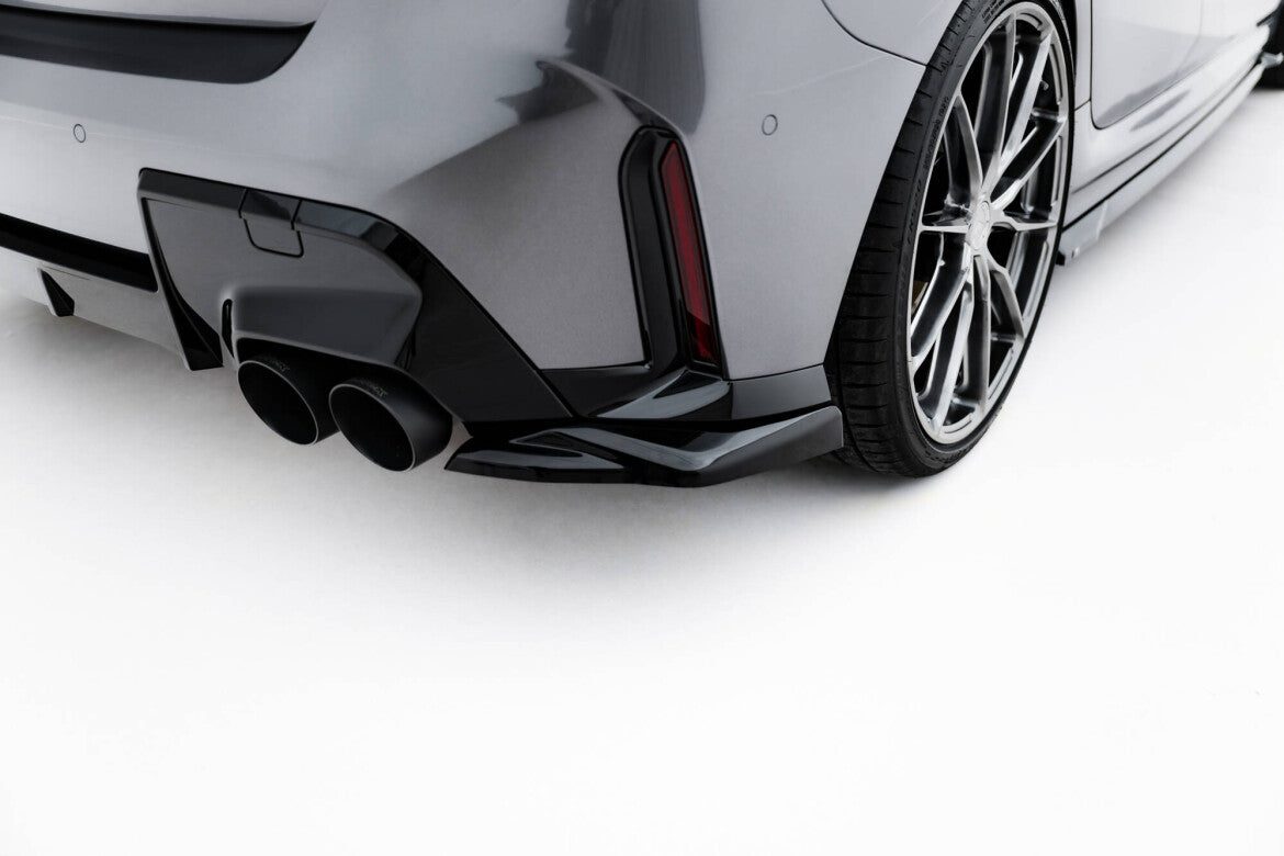 Diffusor Flaps V.5 passend für BMW M135i F70 schwarz Hochglanz