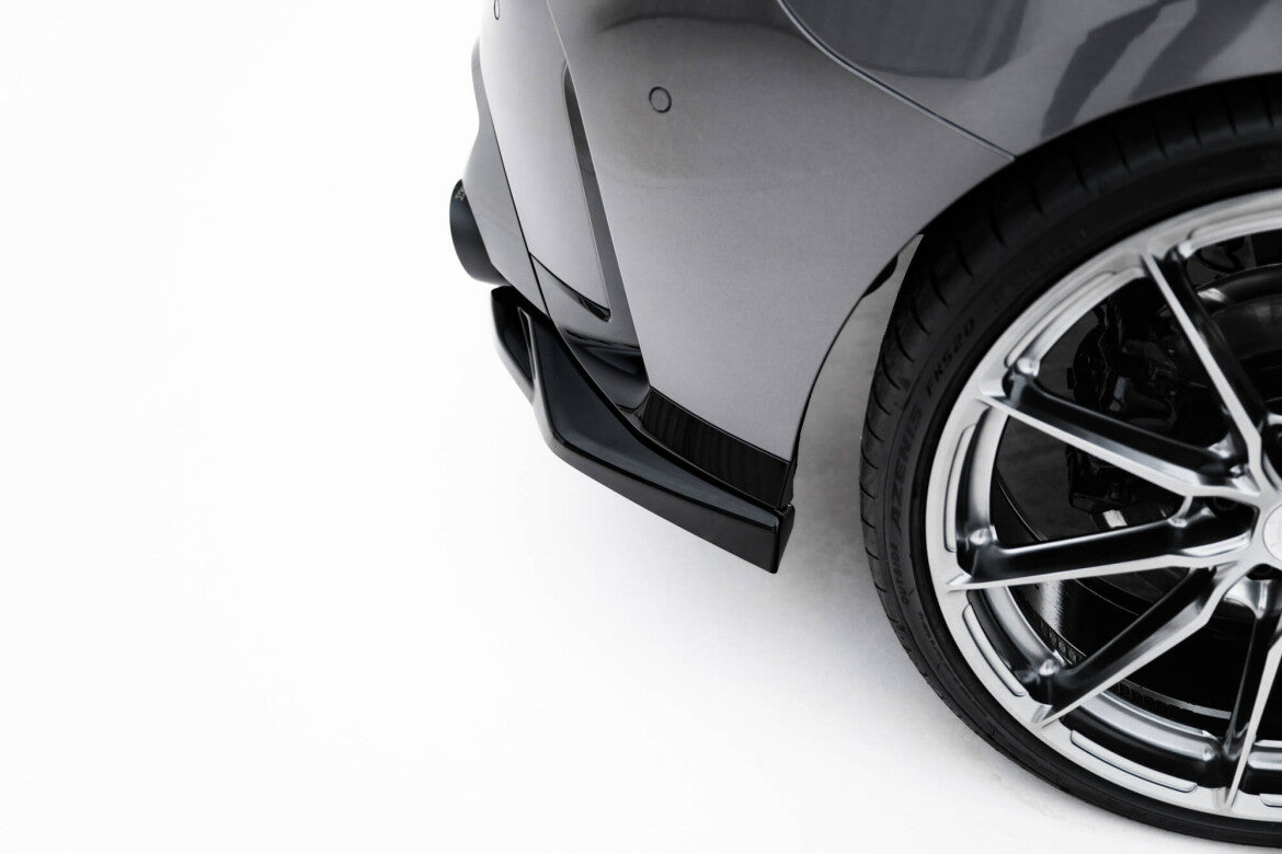 Diffusor Flaps V.5 passend für BMW M135i F70 schwarz Hochglanz
