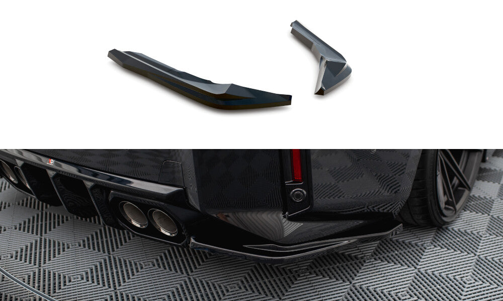 Diffusor Flaps V.5 passend für BMW M2 G87 BMW M2 G87 schwarz Hochglanz