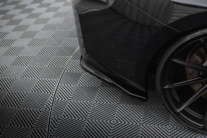 Diffusor Flaps V.5 passend für BMW M2 G87 BMW M2 G87 schwarz Hochglanz