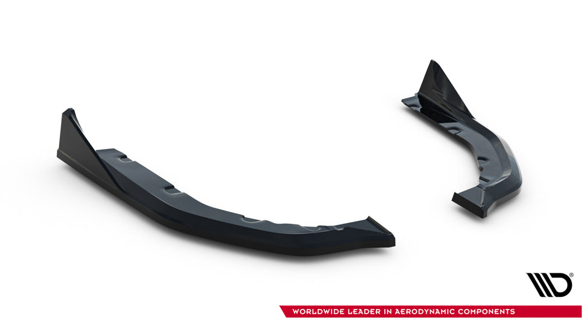 Diffusor Flaps V.5 passend für BMW M3 Limousine / Touring G80 / G81 schwarz Hochglanz