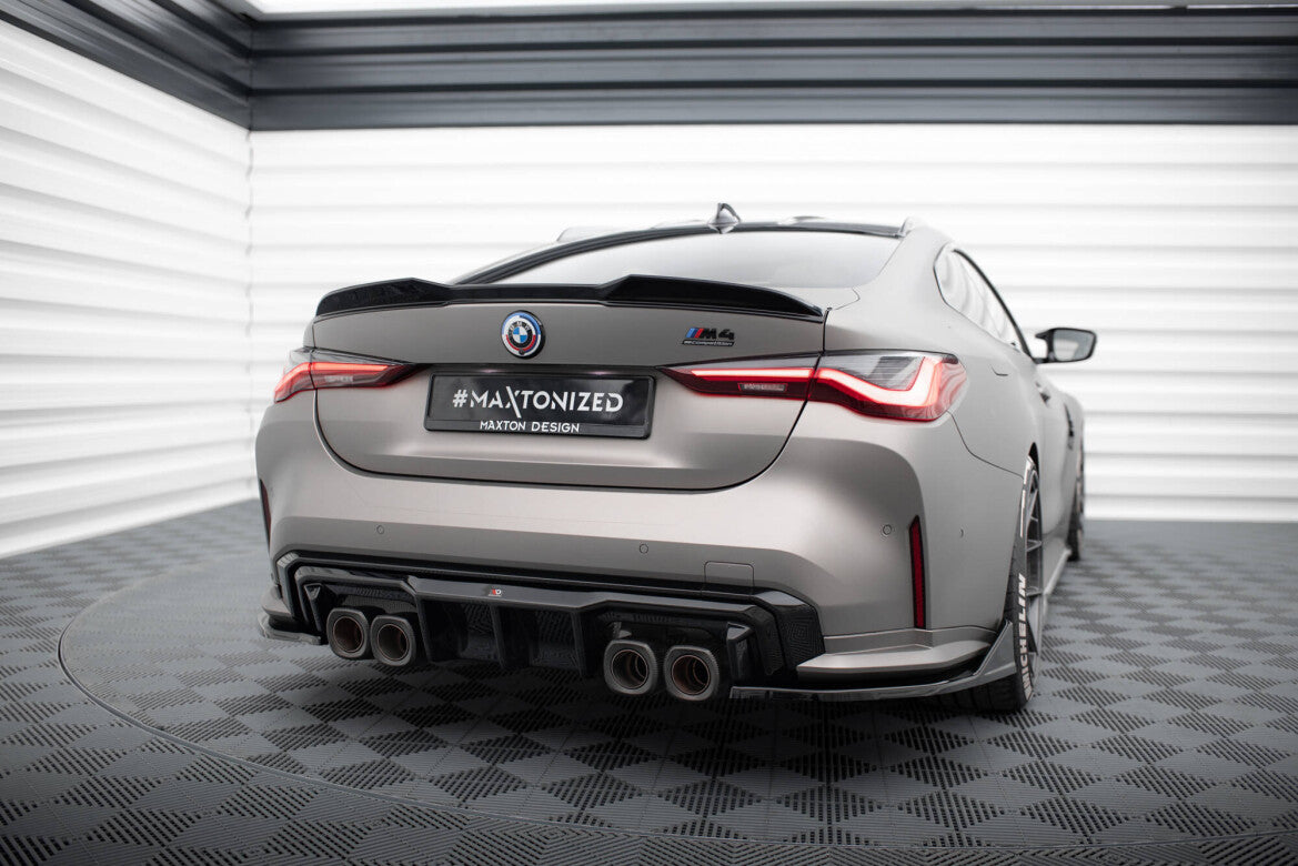 Diffusor Flaps V.5 passend für BMW M4 G82 / G82 FL schwarz Hochglanz