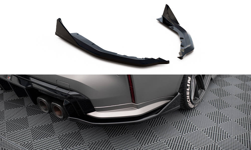 Diffusor Flaps V.5 passend für BMW M4 G82 / G82 FL schwarz Hochglanz