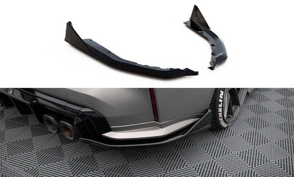 Diffusor Flaps V.5 passend für BMW M4 G82 / G82 FL schwarz Hochglanz