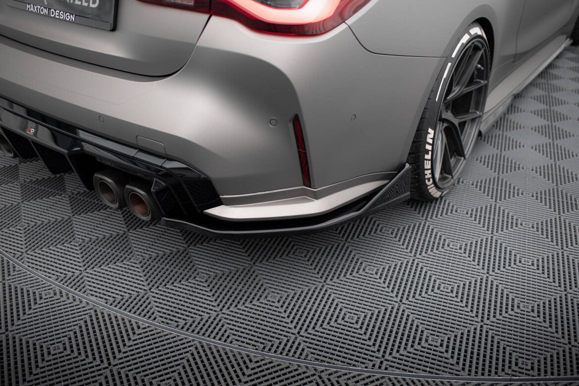 Diffusor Flaps V.5 passend für BMW M4 G82 / G82 FL schwarz Hochglanz