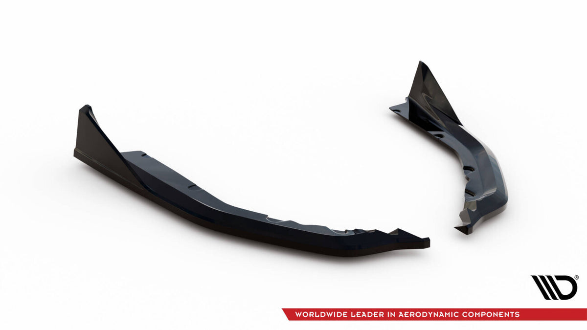 Diffusor Flaps V.5 passend für BMW M4 G82 / G82 FL schwarz Hochglanz