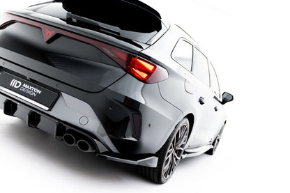 Diffusor Flaps V.5 passend für CUPRA Leon ST Mk1 FL schwarz Hochglanz