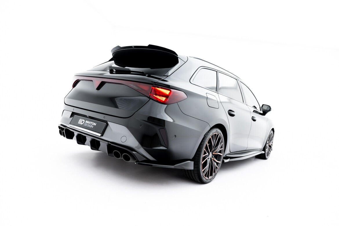 Diffusor Flaps V.5 passend für CUPRA Leon ST Mk1 FL schwarz Hochglanz