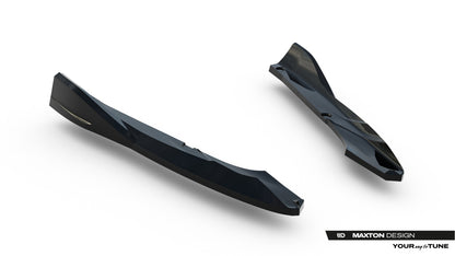 Diffusor Flaps V.5 passend für CUPRA Leon ST Mk1 FL schwarz Hochglanz