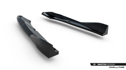 Diffusor Flaps V.5 passend für CUPRA Leon ST Mk1 FL schwarz Hochglanz