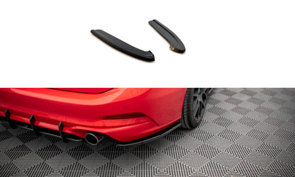 Diffusor Flaps V.5 passend für Ford Focus Kombi ST Mk4 schwarz Hochglanz
