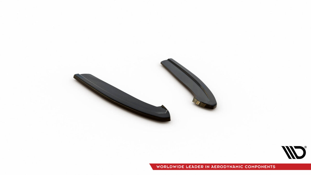Diffusor Flaps V.5 passend für Ford Focus Kombi ST Mk4 schwarz Hochglanz