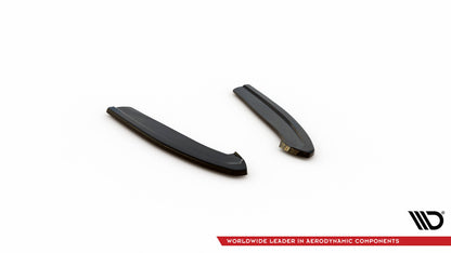 Diffusor Flaps V.5 passend für Ford Focus Kombi ST Mk4 schwarz Hochglanz