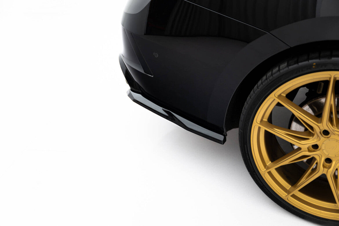Diffusor Flaps V.5 passend für Skoda Octavia RS Liftback / Combi Mk4 / Mk4 FL schwarz Hochglanz