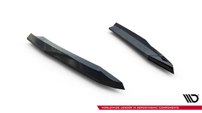 Diffusor Flaps V.5 passend für Skoda Octavia RS Liftback / Combi Mk4 / Mk4 FL schwarz Hochglanz