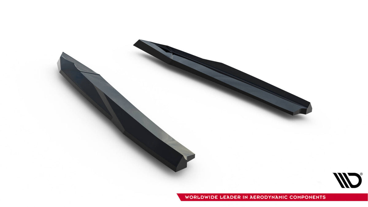 Diffusor Flaps V.5 passend für Skoda Octavia RS Liftback / Combi Mk4 / Mk4 FL schwarz Hochglanz