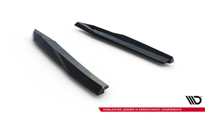 Diffusor Flaps V.5 passend für Skoda Octavia RS Liftback / Combi Mk4 / Mk4 FL schwarz Hochglanz