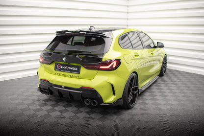 Diffusor Flaps V.6 passend für BMW 1er M-Paket / M135i / 128ti F40 schwarz Hochglanz