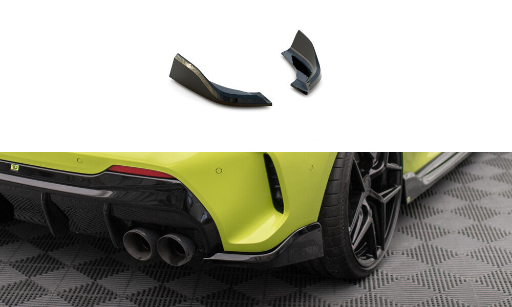Diffusor Flaps V.6 passend für BMW 1er M-Paket / M135i / 128ti F40 schwarz Hochglanz