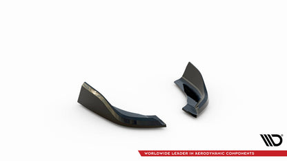 Diffusor Flaps V.6 passend für BMW 1er M-Paket / M135i / 128ti F40 schwarz Hochglanz