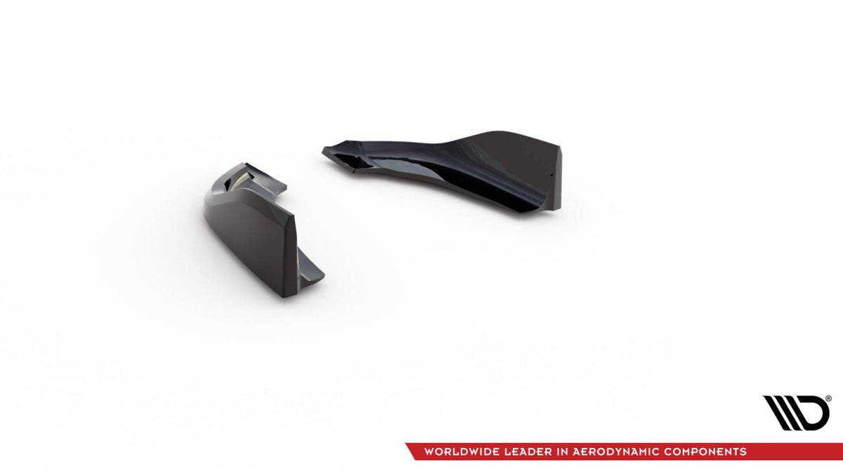 Diffusor Flaps V.6 passend für BMW 1er M-Paket / M135i / 128ti F40 schwarz Hochglanz