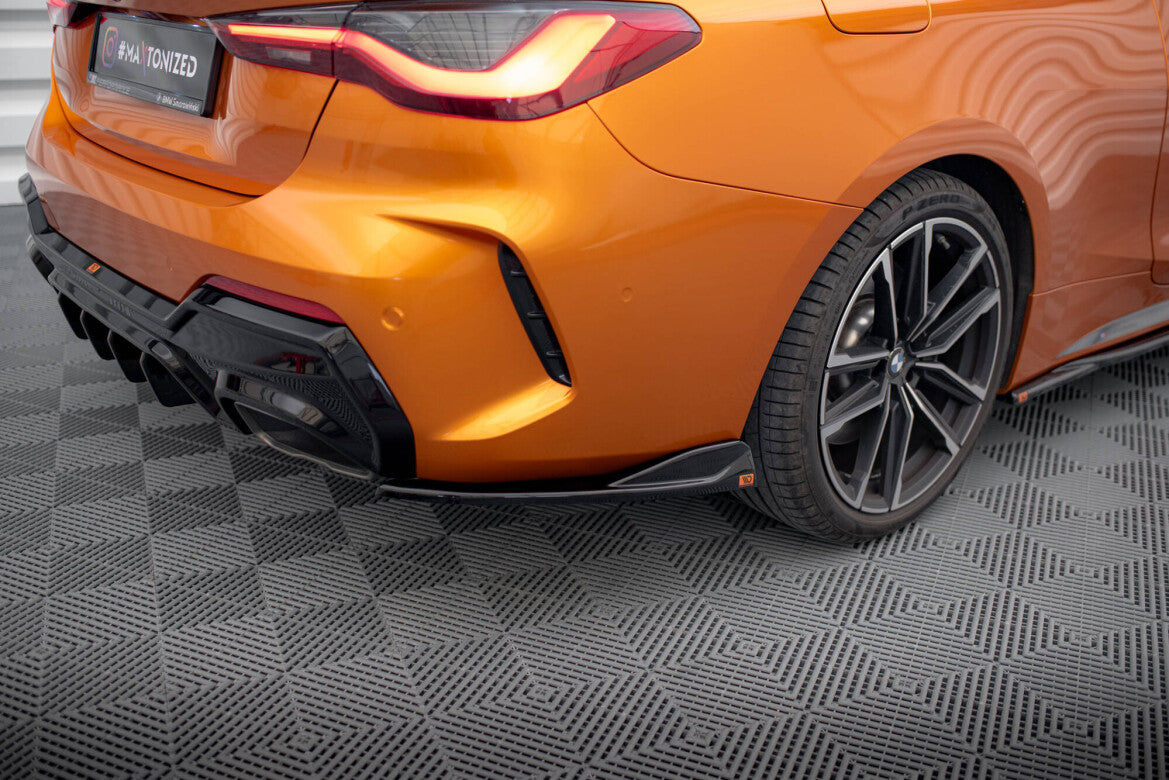 Diffusor Flaps V.6 passend für BMW 4er M440i G22 / G23 / G22 FL / G23 FL schwarz Hochglanz
