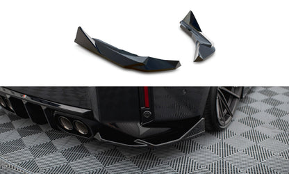 Diffusor Flaps V.6 passend für BMW M2 G87 schwarz Hochglanz