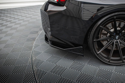 Diffusor Flaps V.6 passend für BMW M2 G87 schwarz Hochglanz
